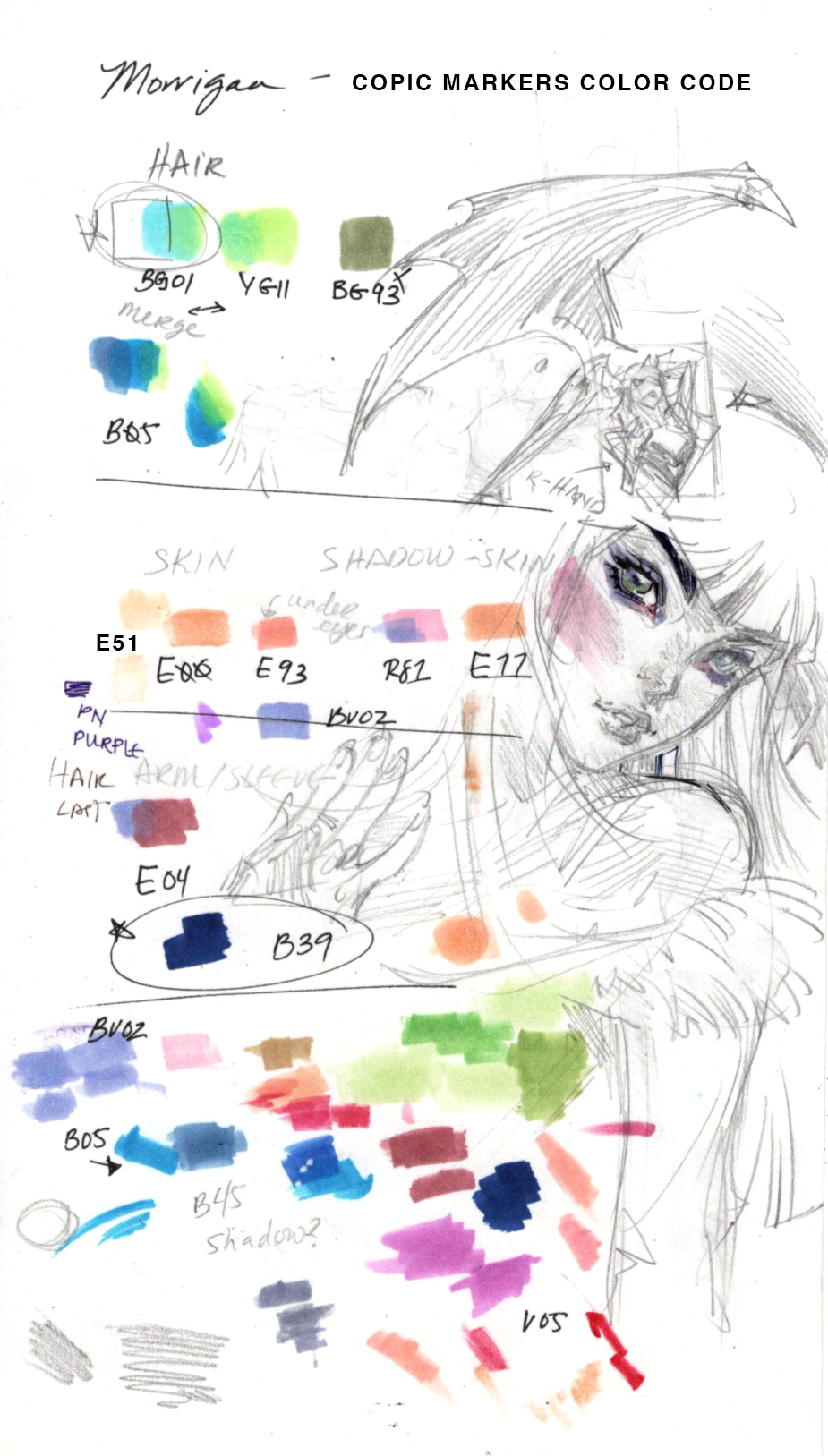 Morrigan_CopicColor_Codes